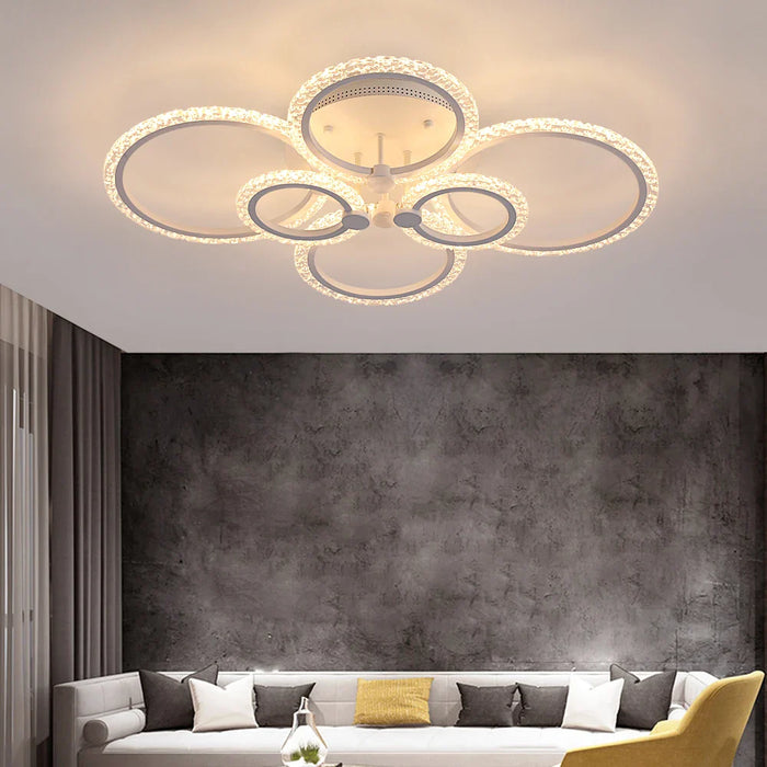 Plafonnier Nordica : Acrylique Bulle LED pour une Décoration Intérieure Minimaliste