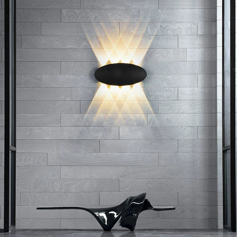 Applique murale LED Moderne et Imperméable pour Extérieur Minimaliste