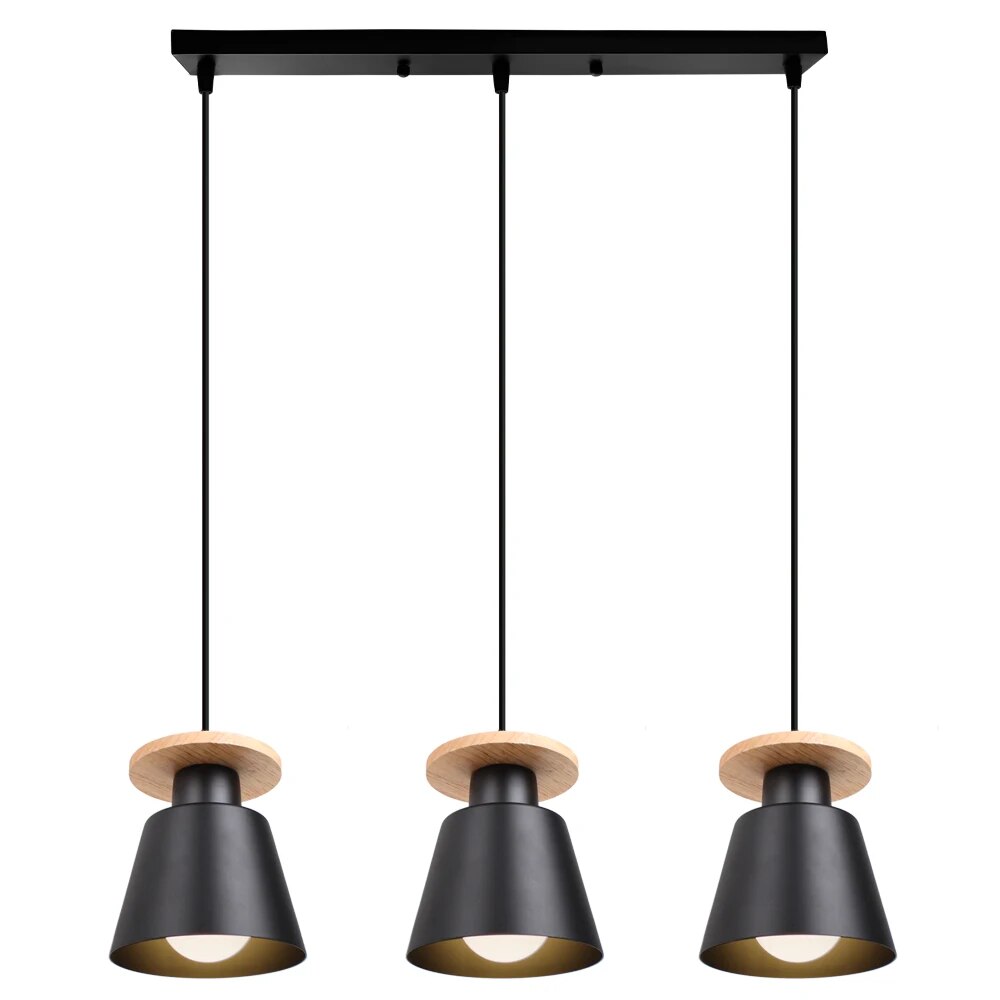Suspension bois nordique modernisé