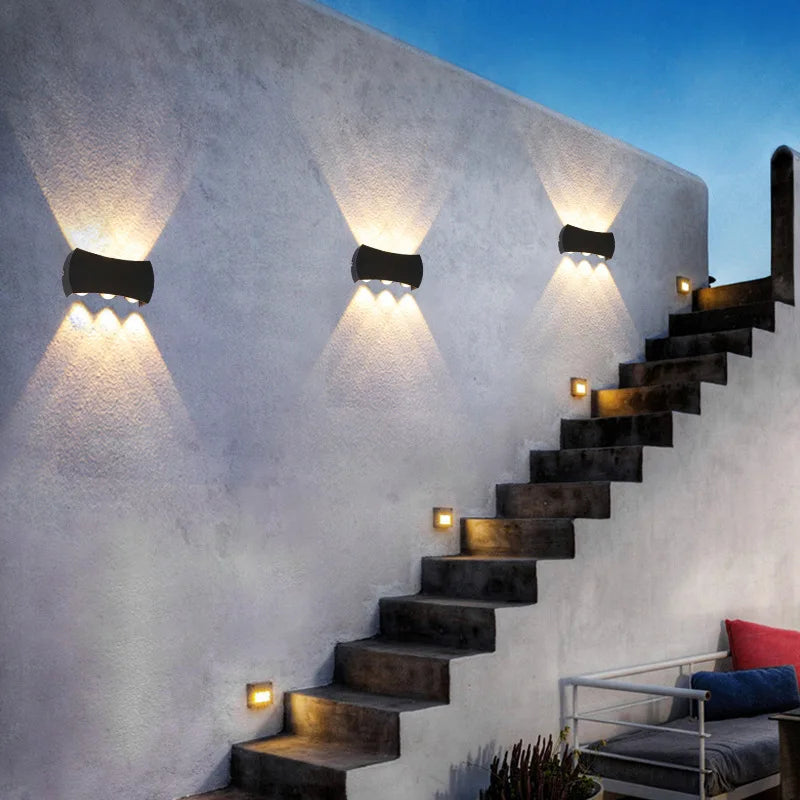 Applique murale LED Moderne et Imperméable pour Extérieur Minimaliste