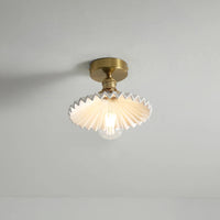 Plafonnier Nordique Cuivre LED - Luminaires avec Interrupteur pour Chambre, Salon et Escalier.