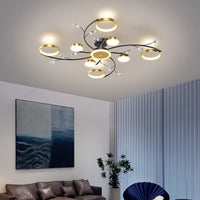 Lustre LED en cristal pour un éclairage intérieur contemporain