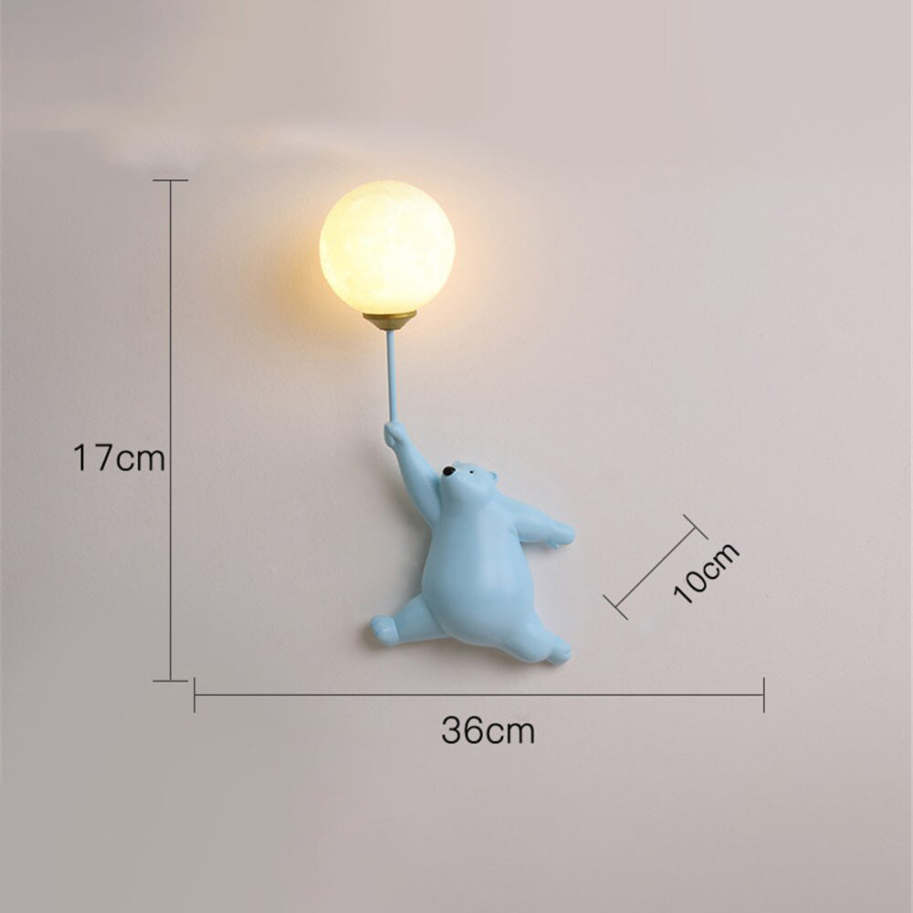 Applique murale enfant Ours Polaire Maverick