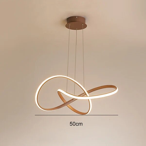 Suspension circulaire au design nordique et minimaliste