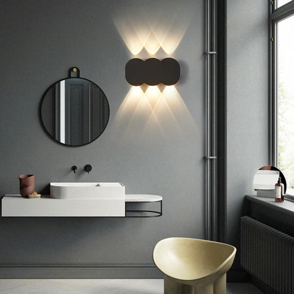 Applique murale LED Moderne et Imperméable pour Extérieur Minimaliste