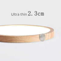 Plafonnier LED en bois authentique pour éclairage intérieur - Lumin'Wood