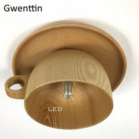 Plafonnier nordique en bois design moderne - Luminaire décoratif d'intérieur de qualité