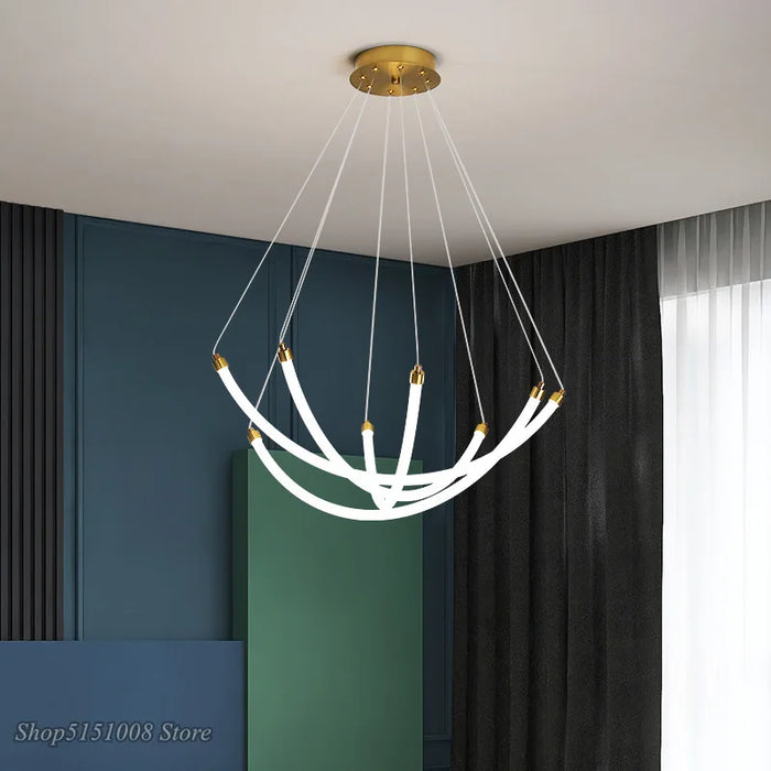 Lustre nordique Art Design LED Décor À La Maison - Collection Exclusive Brilliance