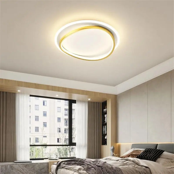 Lustre LED Moderne avec Gradation Simple pour la Maison.