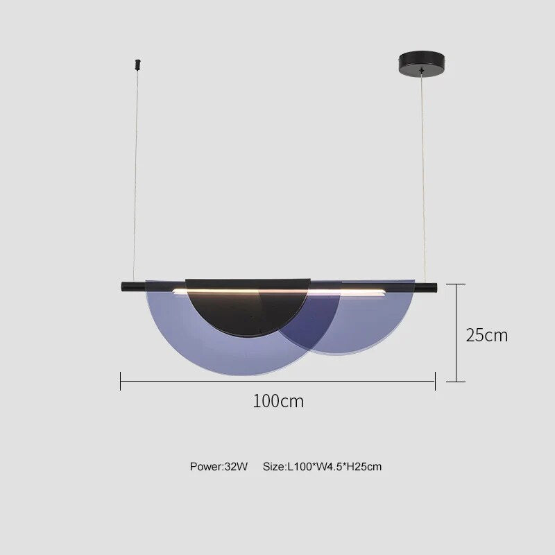 Lustre minimaliste nordique.