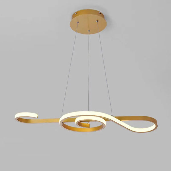 Lustre Nordique Moderne LED pour Décoration Intérieure - Élégance Scandinave