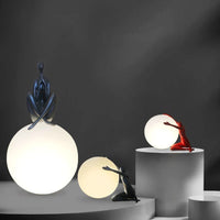 Lampe de table art abstrait "Silhouette"