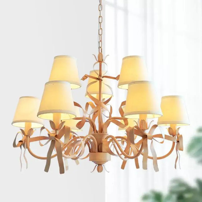 Lustre LED "EuroGlow" avec ruban et arc décoratif