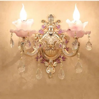 Lustre en cristal en alliage de zinc - Collection Élégance Européenne