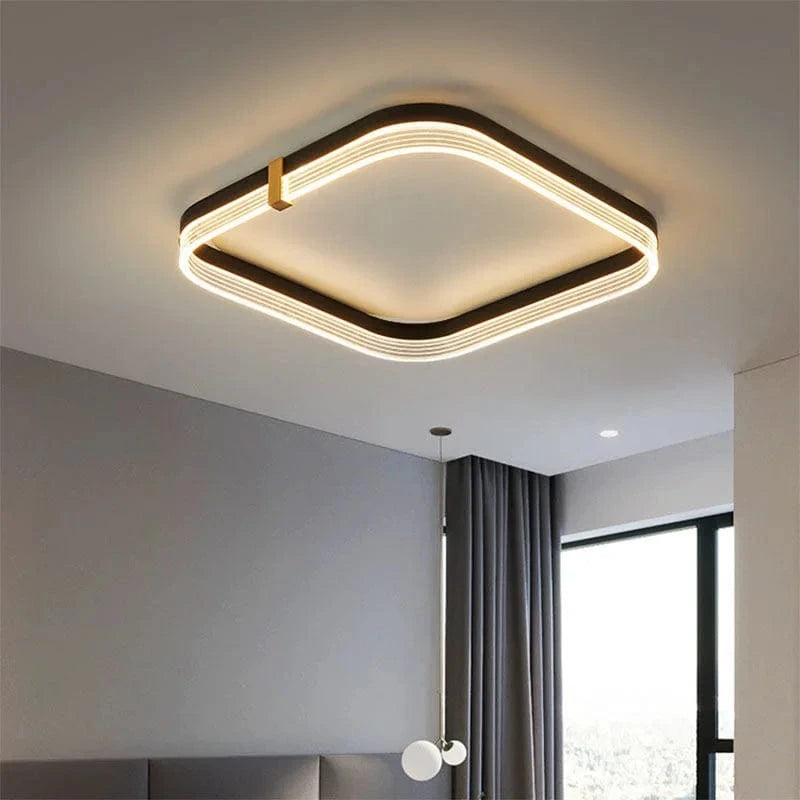 Lampe de plafond LED Minimal Luxe avec Télécommande