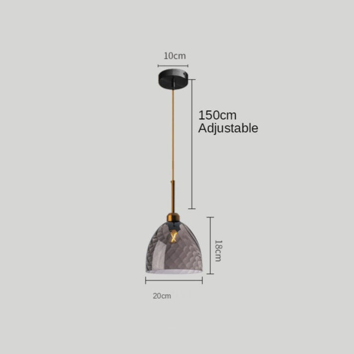 Suspension LED Alvaro Glass