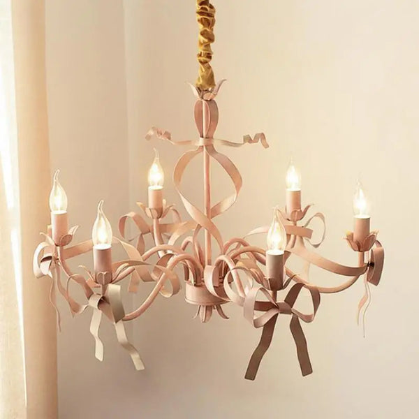 Lustre LED de style européen pour chambre de princesse - Éclat royal