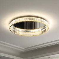 Plafonnier LED doré de luxe