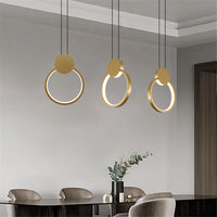 Suspension LED Carré Géométrique Nordique Métal 2020