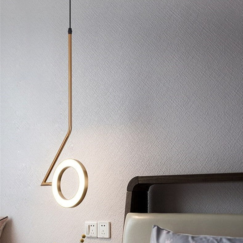Suspension LED design en métal Bony