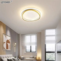Lustre Moderne en Aluminium Acrylique avec Télécommande LED de Luxe