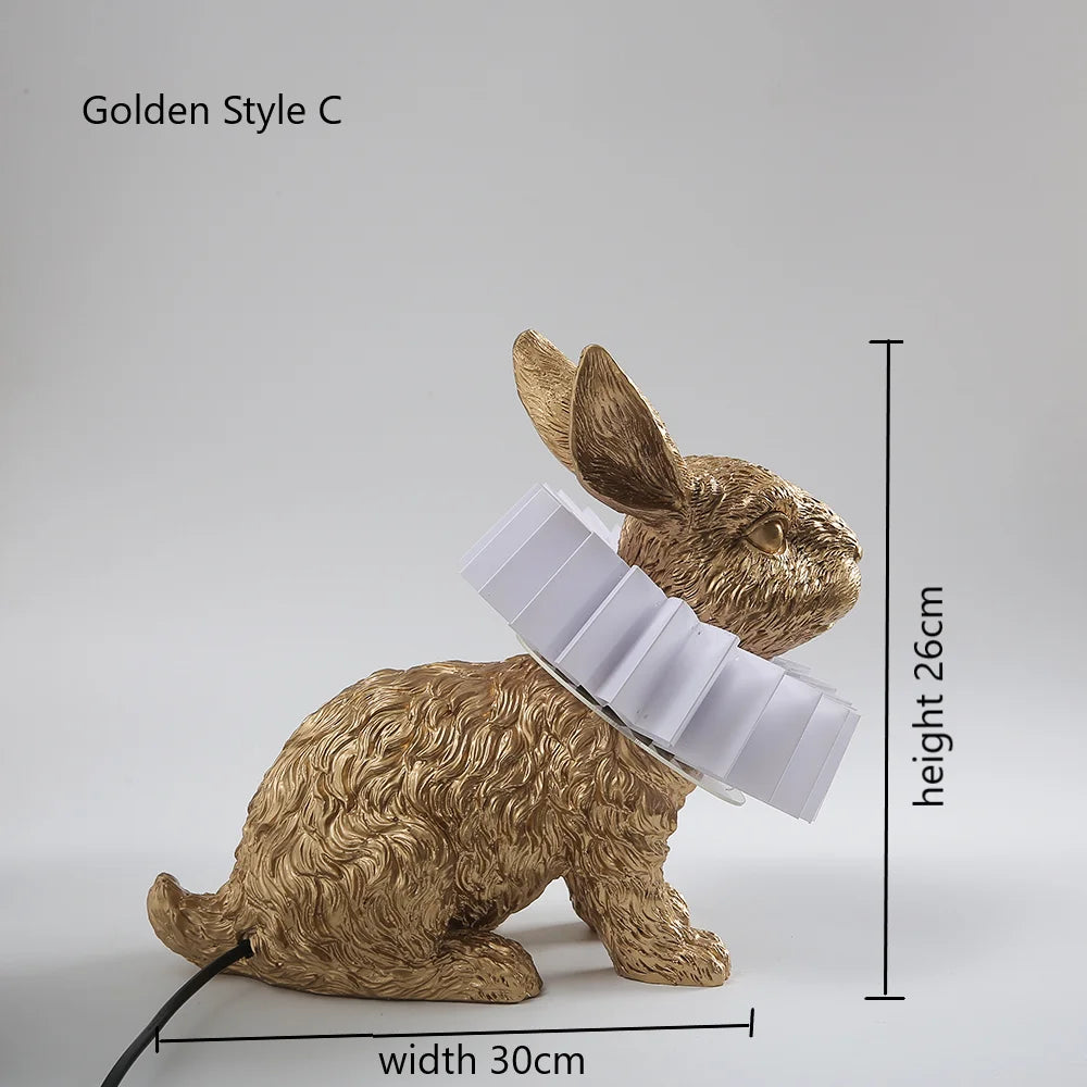 Lampe de table Lapin Lumineux pour Chambre à Coucher