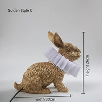 Lampe de table Lapin Lumineux pour Chambre à Coucher