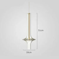 Suspensions contemporaines en verre de luxe nordique