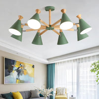 Suspension nordique en bois naturel
