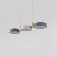 Lustre Nordique LED Moderne en Bois et Métal | Élégance Scandinave