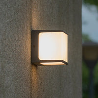 Applique murale LED extérieure imperméable en aluminium décoratif