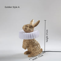 Lampe de table Lapin Lumineux pour Chambre à Coucher