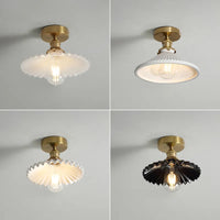 Plafonnier Nordique Cuivre LED - Luminaires avec Interrupteur pour Chambre, Salon et Escalier.