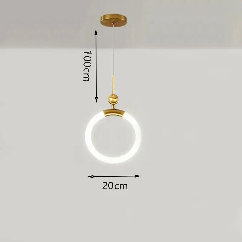 Suspension lampe Nordique Créatif LED 360° - Lumière Art Luxe