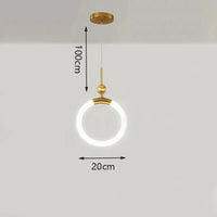 Suspension lampe Nordique Créatif LED 360° - Lumière Art Luxe