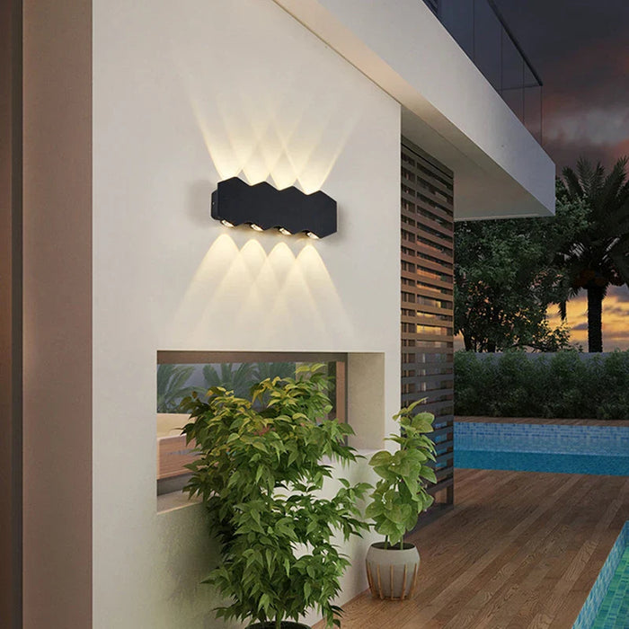 Applique murale LED Moderne et Imperméable pour Extérieur Minimaliste