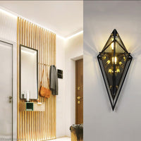 Applique murale rétro LED Klais Smoky Glass