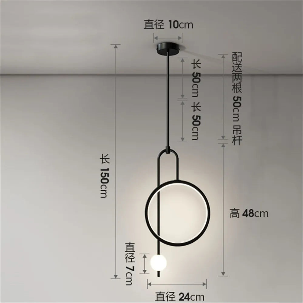 Suspension LED Nordik - Luminosité et Élégance