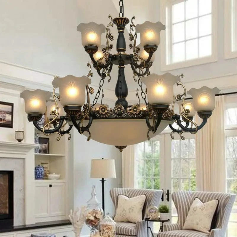 Lustre Européen pour un Éclairage Intérieur et une Décoration Maison de Luxe