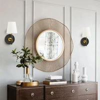 Applique murale design milieu du siècle en tissu pour décoration intérieure