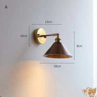 Applique murale nordique moderne en bois à led avec chaîne à tirer - Marque iwhd