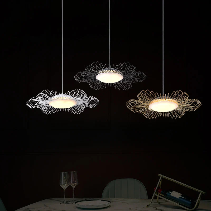 Suspension Design Nordique - Ligne Artistique - Lampe Luminaire Décoratif