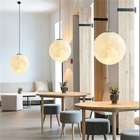 Suspension Lune LED - Ambiance Lumineuse pour la Maison