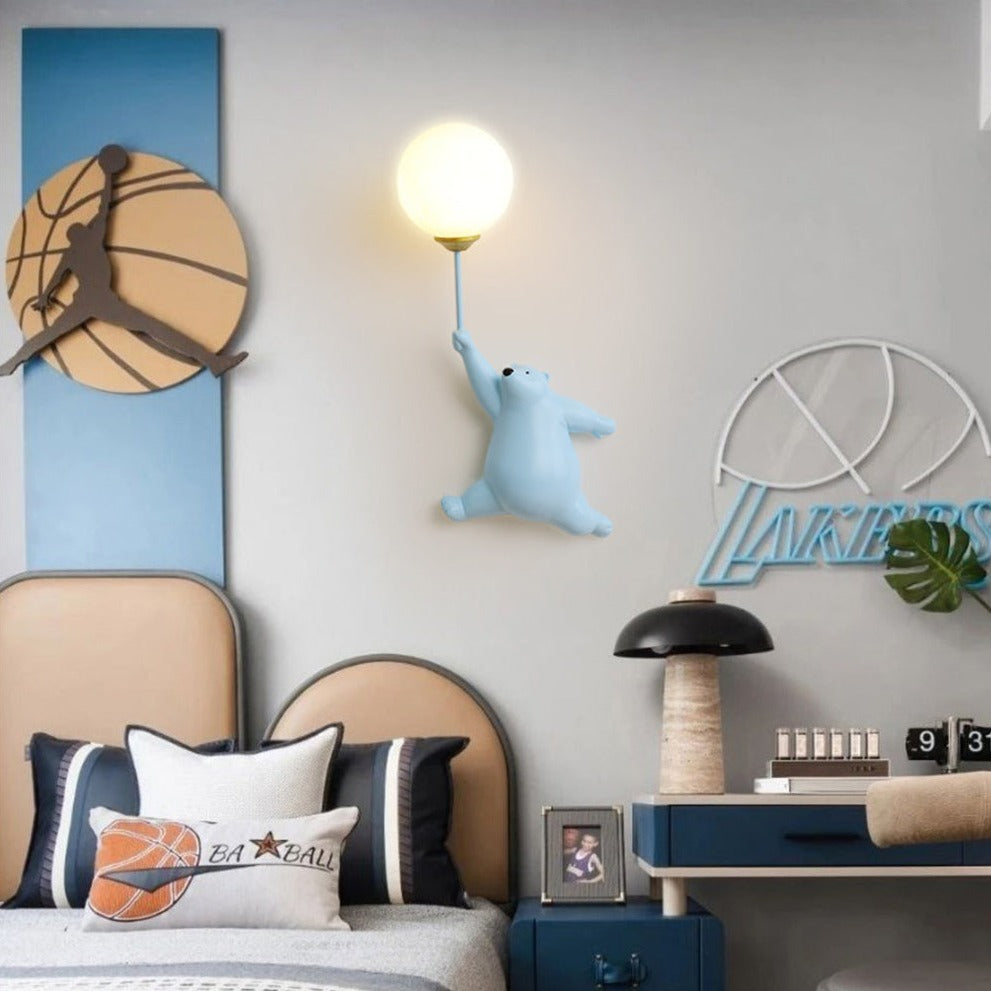 Applique murale enfant Ours Polaire Maverick