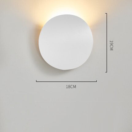 Applique murale LED lunaire de style moderne