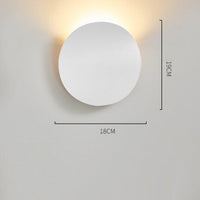 Applique murale LED lunaire de style moderne