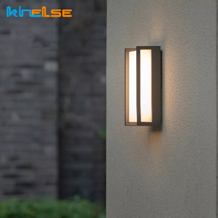Applique murale LED extérieure imperméable en aluminium décoratif