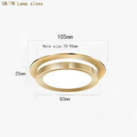 Spot lumineux LED encastrable en cristal pour plafond scintillant