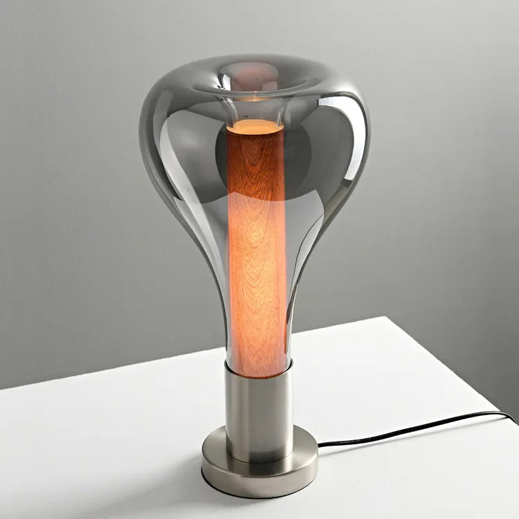 Lampe de table en verre nordique minimaliste