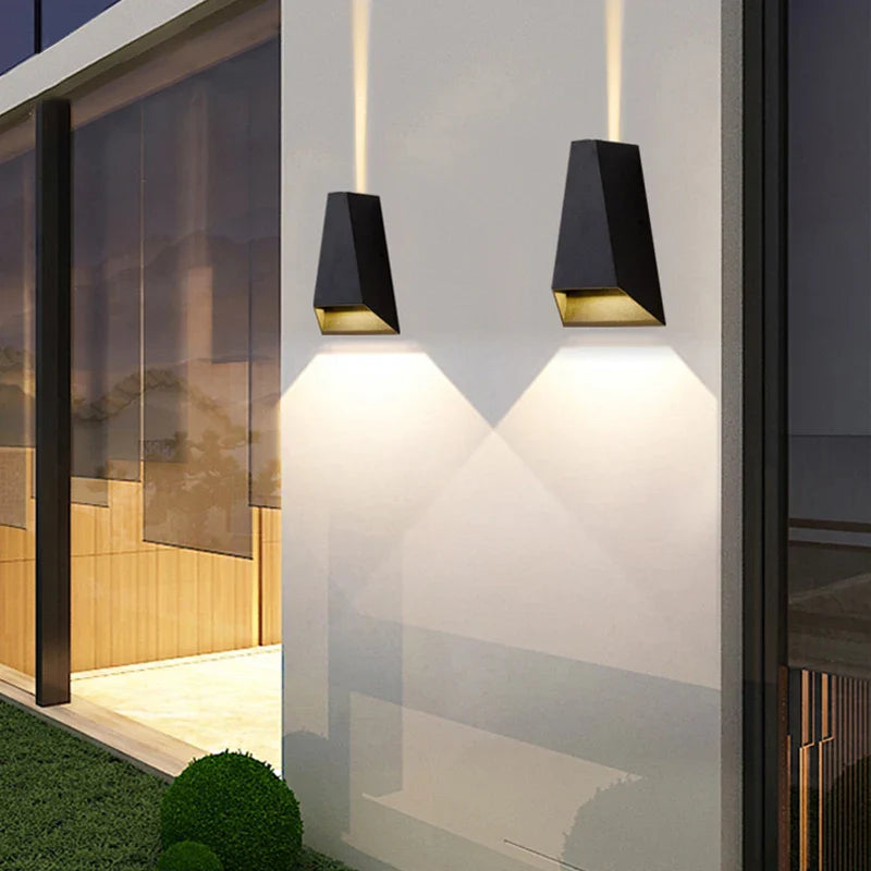 Applique Murale Extérieure Étanche Double Tête Éclairage Créatif - LuxTech